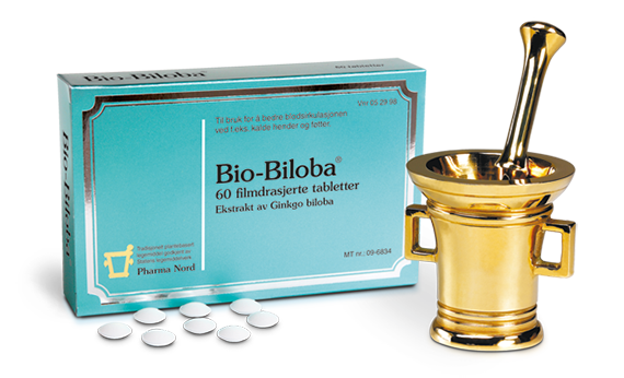 Pharma Nords produkt Bio-Biloba er resultatet av mange års forskning på Ginkgo biloba