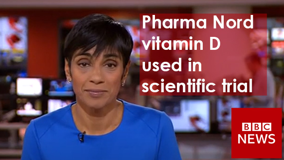 BBC har lagd en reportasje - Pharma Nords vitamin D skal brukes i stor britisk studie